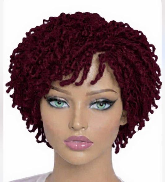 Short Two-strand Twist Wig