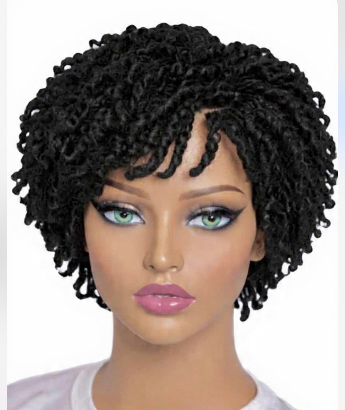 Short Two-strand Twist Wig